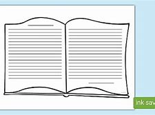 Image result for Printable Blank Book Pages