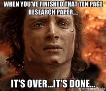 Image result for Meme for Research Paper