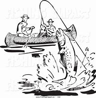 Image result for Vintage Fishing Clip Art