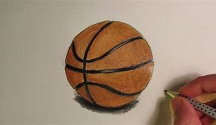 Image result for Basketball Drawn