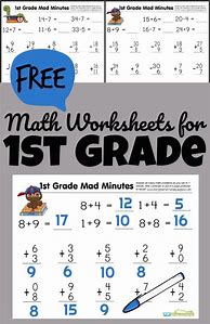 Image result for Fun Math Worksheets 1st Grade Free