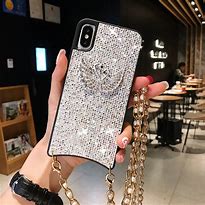 Image result for iPhone X Case Glitter Gold