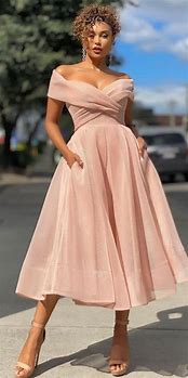 Image result for Blush Dresses for Wedding Guest