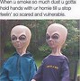 Image result for Alien Frowning Meme