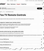 Image result for Verizon FiOS Remote Codes Vizio