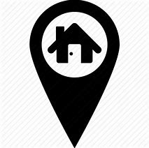 Image result for Address Icon.png Black