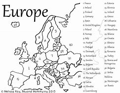 Image result for Europe Map Kids