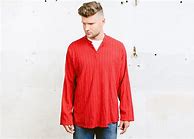 Image result for Red Collarless Shirts for Men