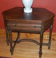 Image result for Antique Radio Table