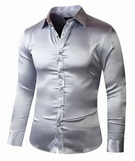 Image result for Men's Silver Dress Shirt
