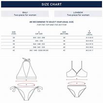 Image result for Swimsuit Size Chart
