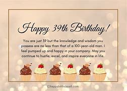 Image result for 39th Birthday Wishes