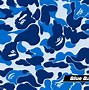 Image result for BAPE Blue Camo