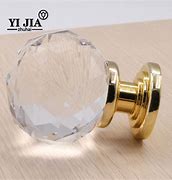 Image result for Glass Copper Cabinet Knobs