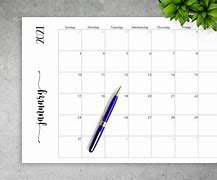 Image result for Printable One Page Calendar