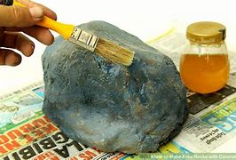 Image result for how to make fake rocks with concrete