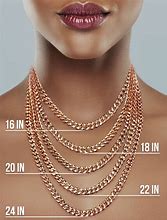 Image result for Rose Gold Chain for Girls