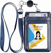 Image result for ID Badge Holder Retractable Lanyard
