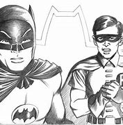 Image result for Draw Batman and Robin