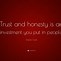 Image result for Trust and Honesty Quotes