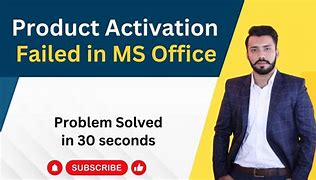 Image result for How to Solve Product Activation Failed