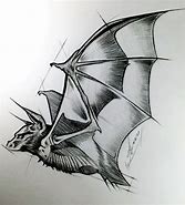 Image result for Bat Pencil Art