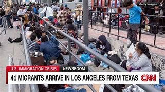 Image result for Migrants Arrive in La From TX