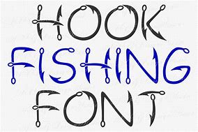 Image result for Fish Hook Letters Clip Art