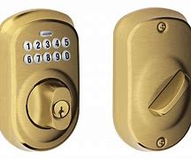 Image result for Deadbolt Lock Adjustable Key