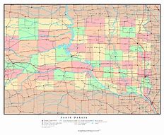 Image result for South Dakota Capital Map