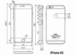 Image result for iPhone 6s Drawing Dimensions