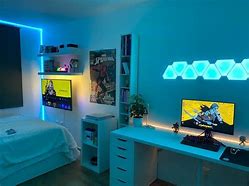 Image result for Gaming Console Setup Bedroom