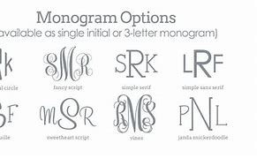 Image result for 5 Letter Monogram