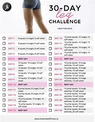 Image result for 30-Day Leg Toning Challenge