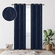 Image result for Navy and White Blackout Curtains