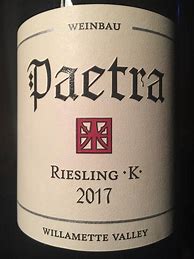 Image result for Paetra Riesling K