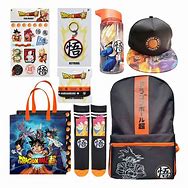 Image result for Dragon Ball Z Backpack 4 Piece Set Goku Lunch Box Water Bottle Pencil Case