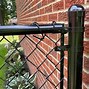 Image result for Black Chain Link Fence Paint