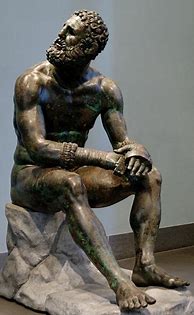 Image result for Greek Bronze Boxer Statue
