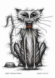 Image result for Bad Cat Drawing