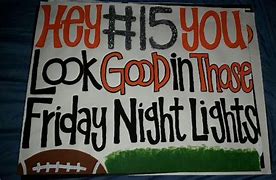 Image result for Football Sign Ideas