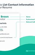Image result for Title Page with Contact Info