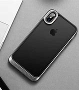 Image result for Black Leather iPhone X Case