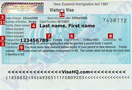 Image result for New Zealand Work Visa Application Number