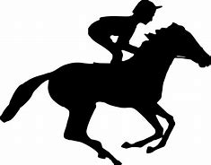 Image result for Jockey Riding Horse Clip Art