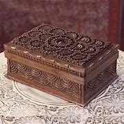 Image result for Carved Jewlery Box