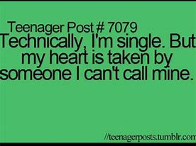 Image result for Being Single Teenager Post