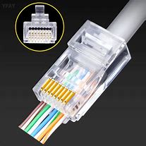 Image result for Ethernet Connector in Cable Plug 3 4
