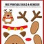 Image result for Reindeer Print Out