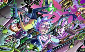 Image result for Fire Rick and Morty Wallpaper